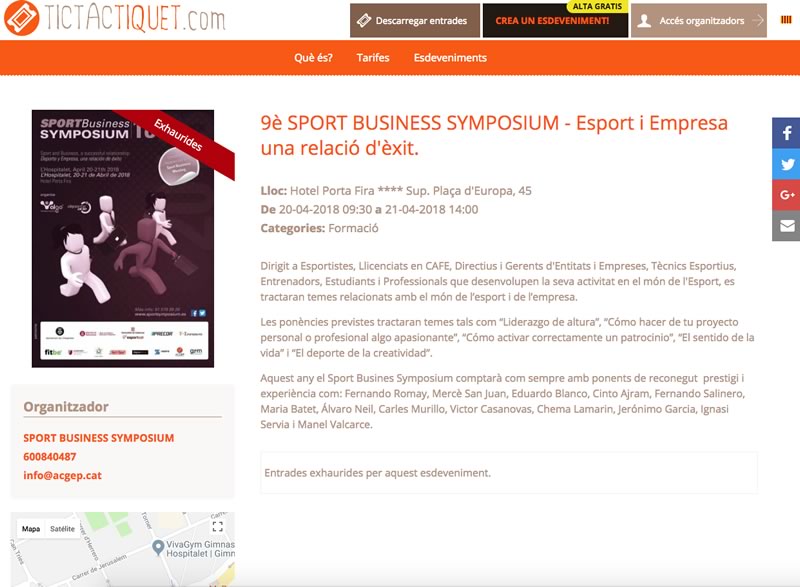 Sport Business Symposium TicTac